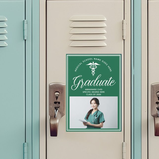 Tarjeta de imán de graduación fotográfica de la Es (Subido por el creador)