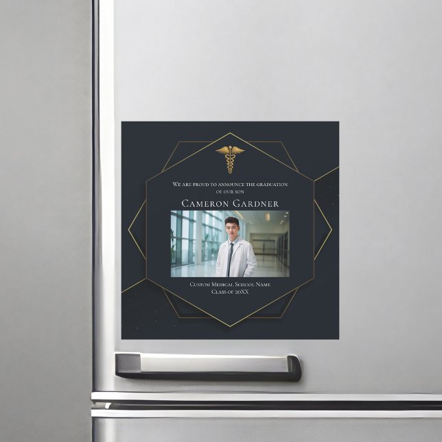 Tarjeta de imán de graduación fotográfica de la Es (Subido por el creador)