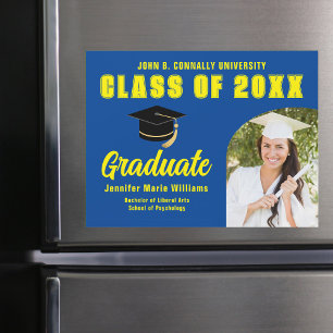 Tarjeta de imán de graduación personalizada de ama