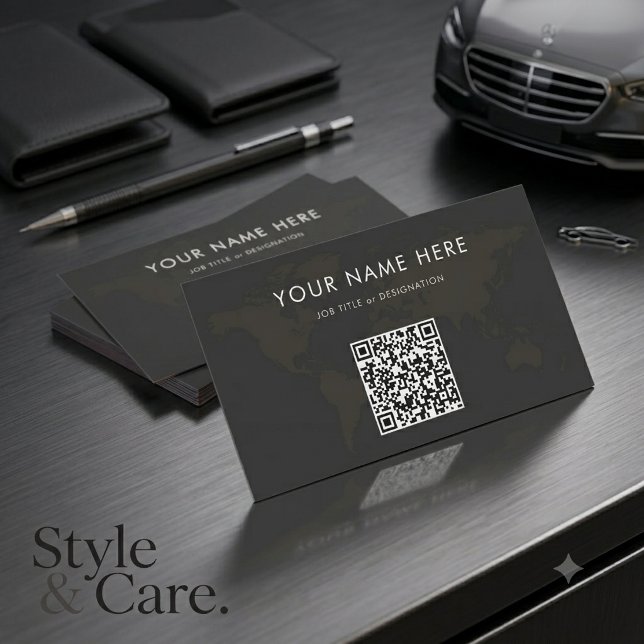 Tarjeta de imán de información personalizada con c (Personalized Info Magnet Card with QR Code)