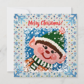 Tarjeta de imán de pequeño duende