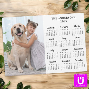 Tarjeta de imán fotográfica de Personalizado de pe