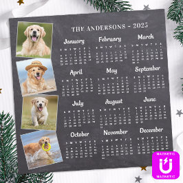 Tarjeta de imán fotográfico personalizada Rustic 2