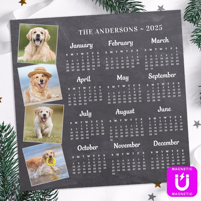 Tarjeta de imán fotográfico personalizada Rustic 2 (Subido por el creador)