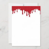 Tarjeta de imán personalizada goteo rojo de tomate
