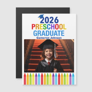Tarjeta de imán personalizada para foto de graduac