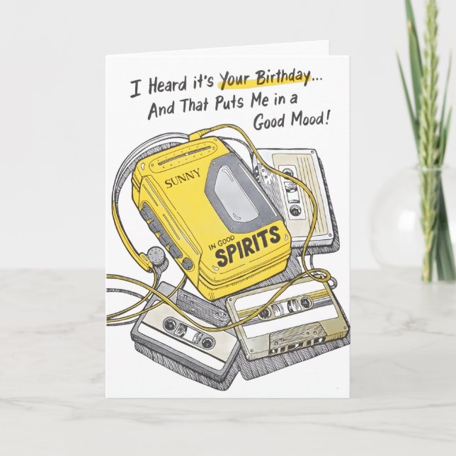 Tarjeta de Imprenta de Cumpleaños (Anverso)