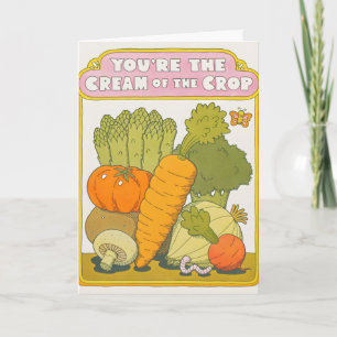 Tarjeta de Imprenta de Letra de la Crème de la Crè