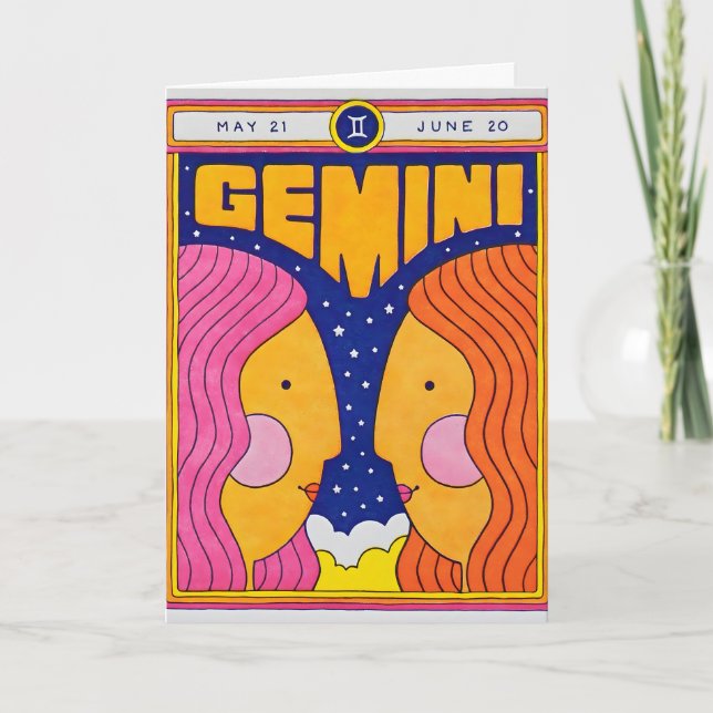 Tarjeta de imprenta Gemini (Anverso)