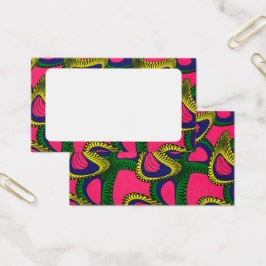 Tarjeta de impresión africana