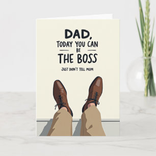 Tarjeta de impresión artística del Día del Padre J