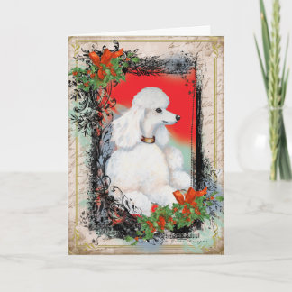 Tarjeta de impresión de estilo vintage para Navida