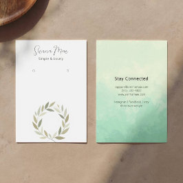 Tarjeta de impresión Dreamcatcher de moda Beige Fo