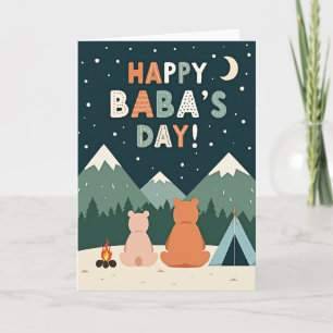 Tarjeta de impresión en bloque del día de Sweet Ba