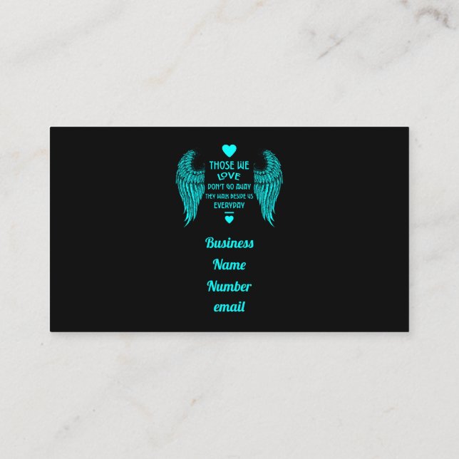 Tarjeta De Impresión Fotográfica De Pérdida Y Daño (Reverso)