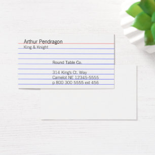 Tarjeta de índice