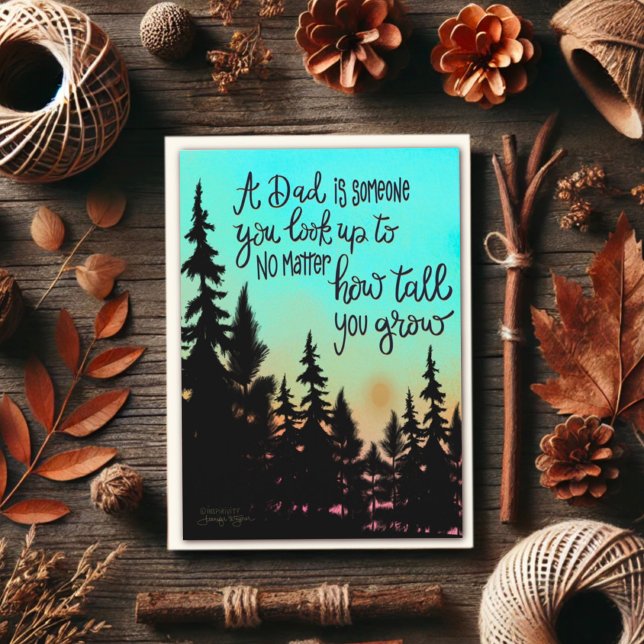 Tarjeta de Inespiritualidad de Árboles del Día del (Subido por el creador)