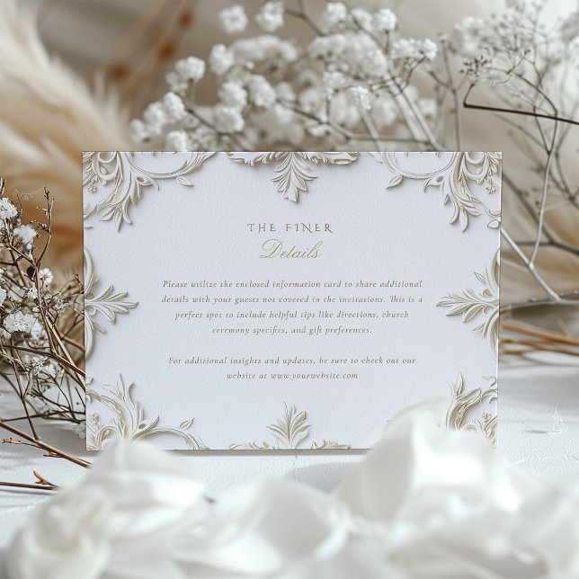 Tarjeta de información barroca y detalles (Subido por el creador)