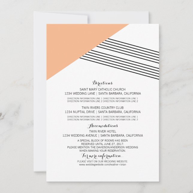 Tarjeta de información de bandas geométricas Naran (Anverso)
