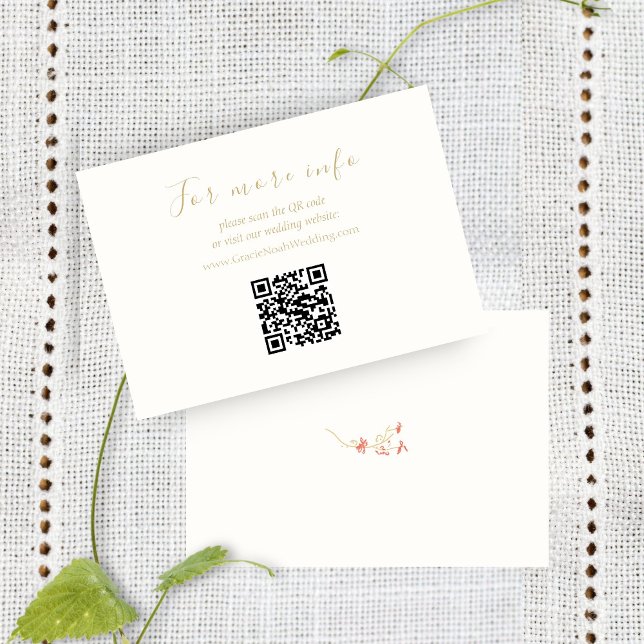 Tarjeta de información de código QR del Boda de fl (Subido por el creador)