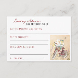 Tarjeta de información de consejos de amor para du