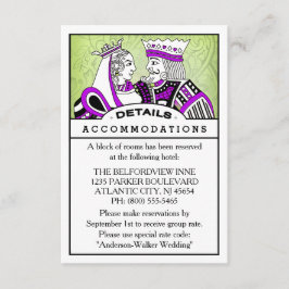 Tarjeta de información de detalles 3.5x5 - Rey y R