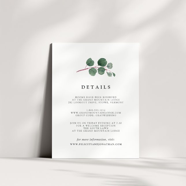 Tarjeta de información de Eucalyptus Grove (Subido por el creador)