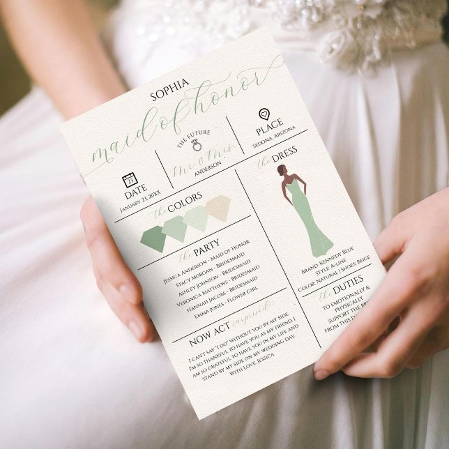 Tarjeta de información de fiesta nupcial será mi e (Subido por el creador)
