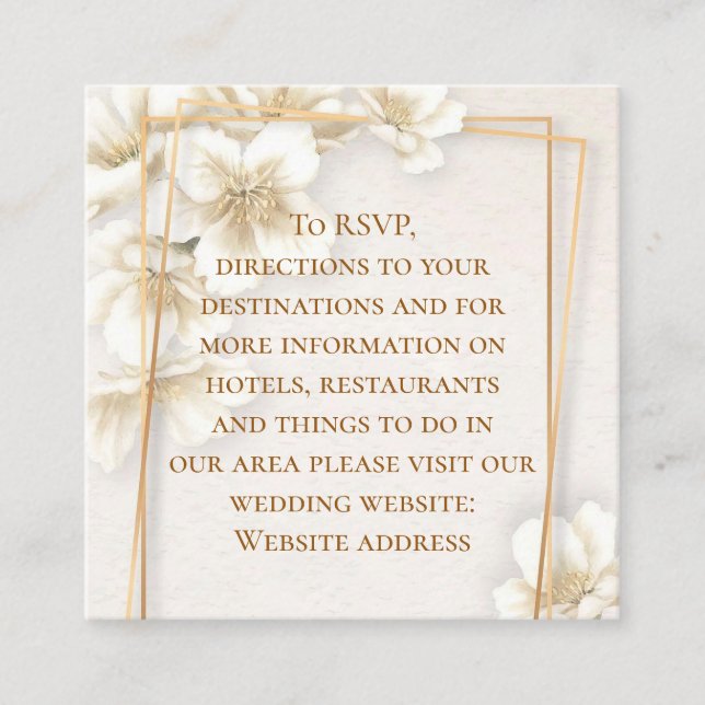 Tarjeta de información de flor Dogwood Spring (Anverso)