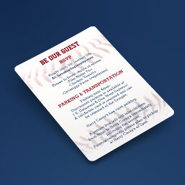 Tarjeta de información de invitado Mitzvah Bar de 