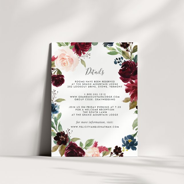 Tarjeta de información de invitado Radiant Bloom (Subido por el creador)