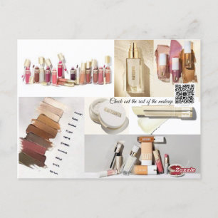 Tarjeta de información de maquillaje Beautycounter