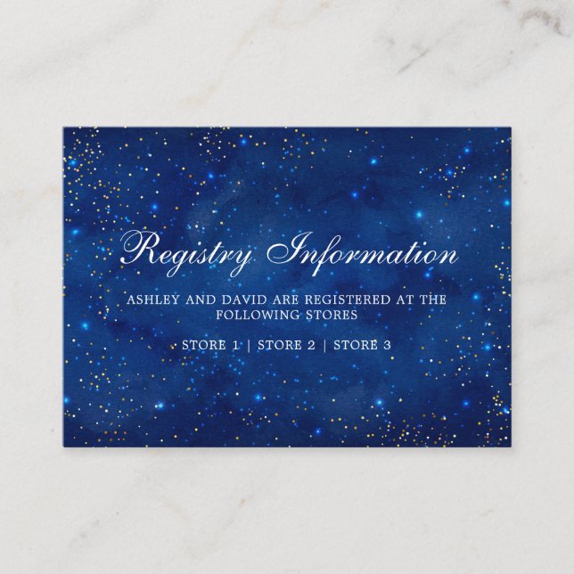 Tarjeta de información del registro de estrellas c (Anverso)