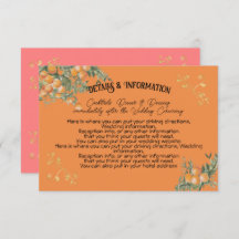 Tarjeta de información detallada para Naranjas cos