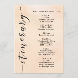 Tarjeta de información e identidad del Boda de bol