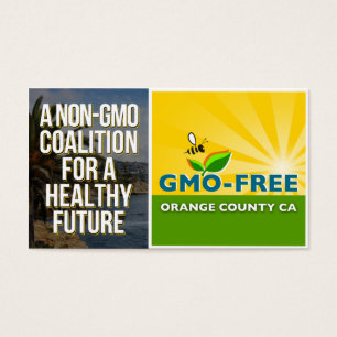 Tarjeta de información GMO-Libre de CA del Condad