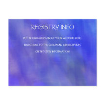 TARJETA DE INFORMACIÓN PÚRPURA DE LA ACUARELA