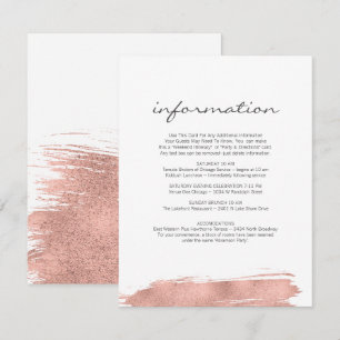 Tarjeta de información sobre Bat Mitzvah de Bocada