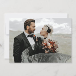 Tarjeta de información sobre detalles del Boda de 