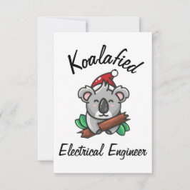 Tarjeta de ingeniero eléctrico Koalafied