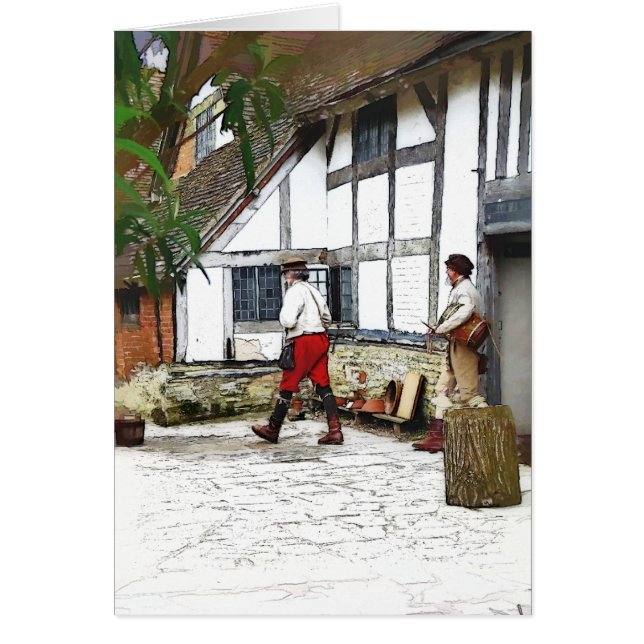 TARJETA DE INGLATERRA ANTIGUA (Frente)