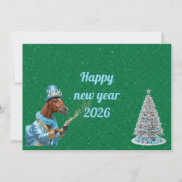 Tarjeta de inicio de año nuevo optimista