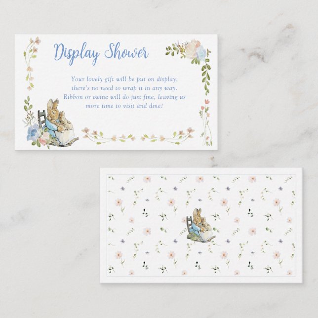 Tarjeta de inscripción (Anverso / Reverso)