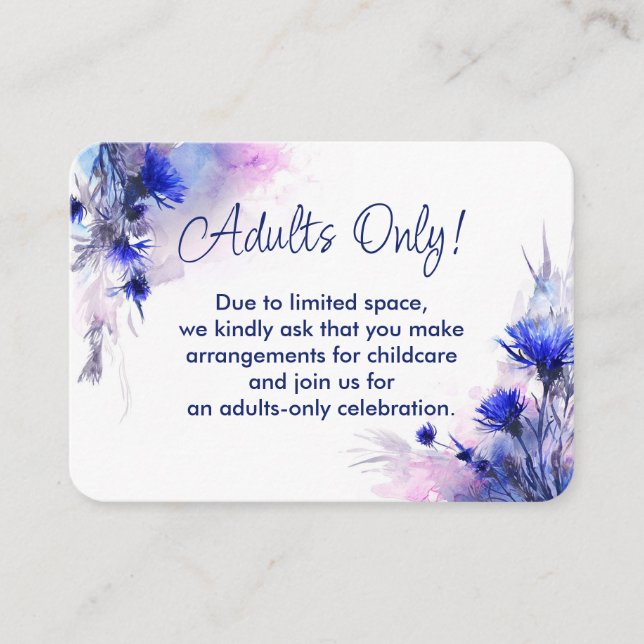 Tarjeta de inscripción (Anverso)