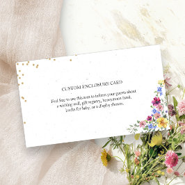 Tarjeta de inscripción Boho Wildflower Personaliza