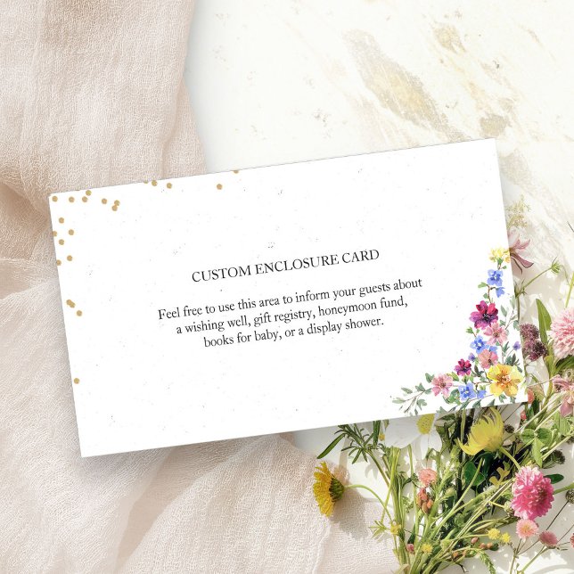 Tarjeta de inscripción Boho Wildflower Personaliza (Subido por el creador)