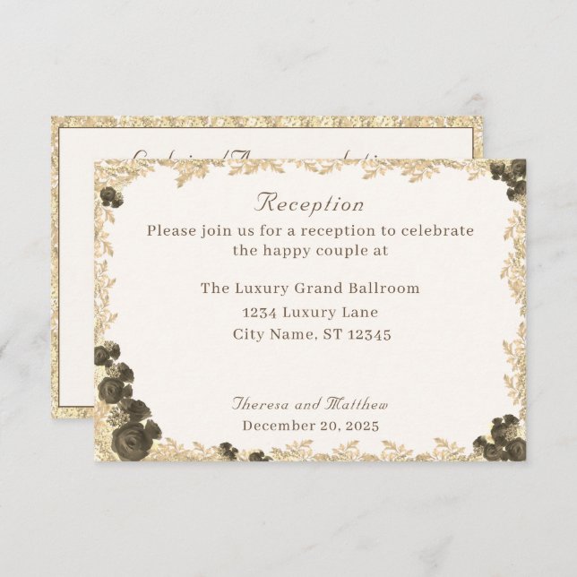 Tarjeta de inscripción católica para Rosas de orig (Anverso / Reverso)