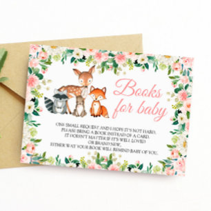 Tarjeta de inscripción de animales y rosas rosadas