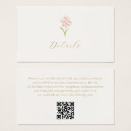 Tarjeta de inscripción de Boda del Registro de Reg