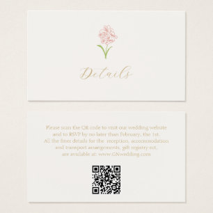 Tarjeta de inscripción de Boda del Registro de Reg
